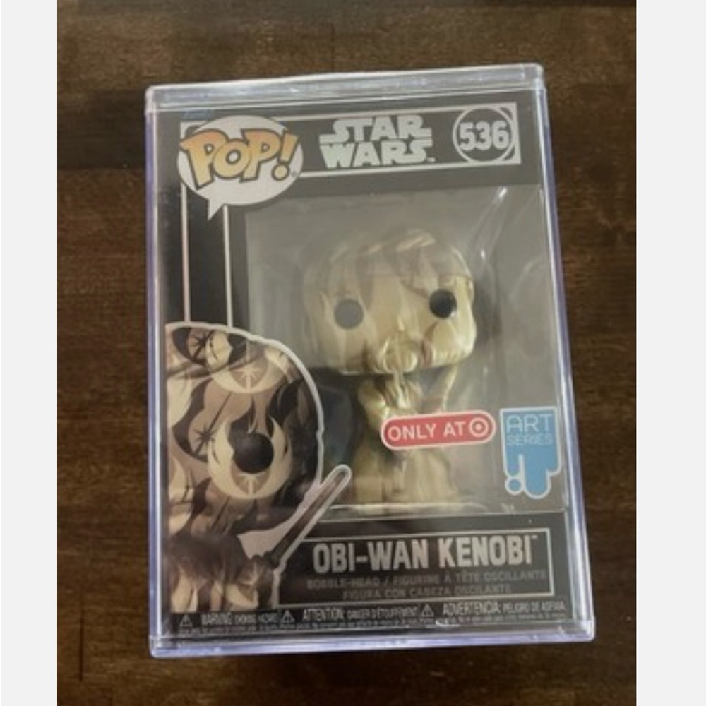 NEW Funko Pop! Star Wars - Obi-Wan Kenobi - (Exclusive) #536 With Pop Protector
